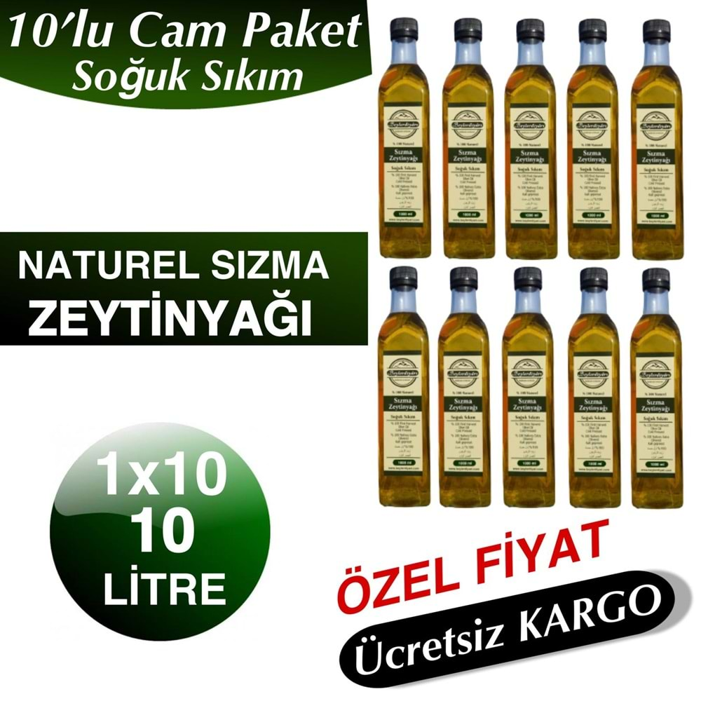 SIZMA ZEYTİNYAĞI 10X1000=10000 ML